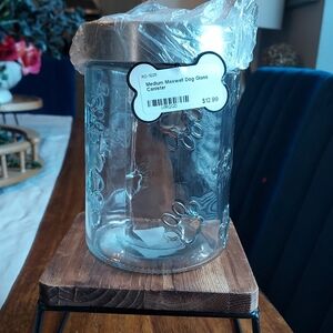 Maxwell Dog Glass Canister